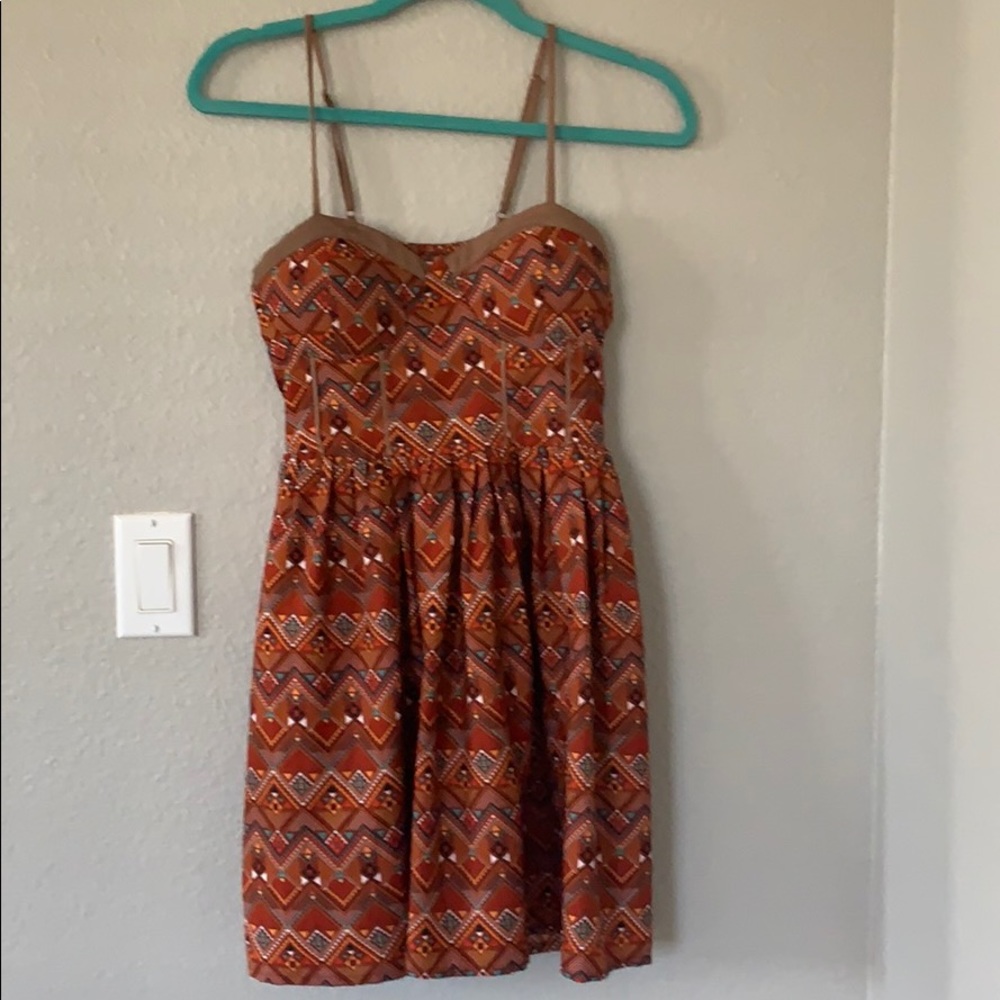 Band of Gypsies, printed pattern dress, size M